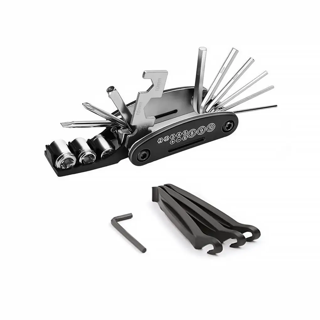 

Universal Bike Tire Repair Multi-tool Set Tyre Puncture Patches Kit