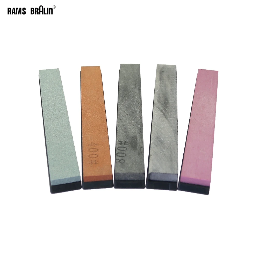 

150x20mm Grinding Stone Fixed Angle Sharpener Red Black Gems Oilstone