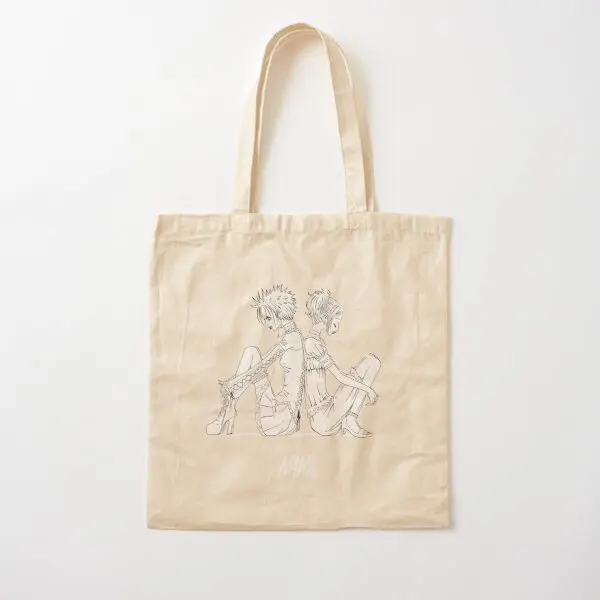 

Nana Cotton Canvas Bag Grocery Shoulder Bag Shopper Ladies Designer Foldable Reusable Printed Tote Casual Handbag Fashion