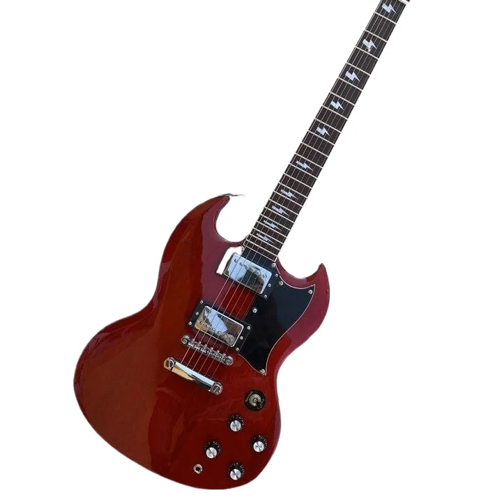 В наличии Китайская OEM-заводская модель SG G400 Красная 6-струнная электрогитара