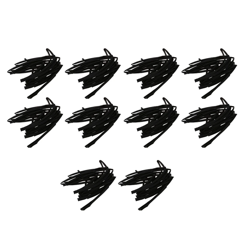 

10Pcs 6 Meters 6Mm Dia Wire Wrap Heat Shrink Tubing Shrinkable Tube Black