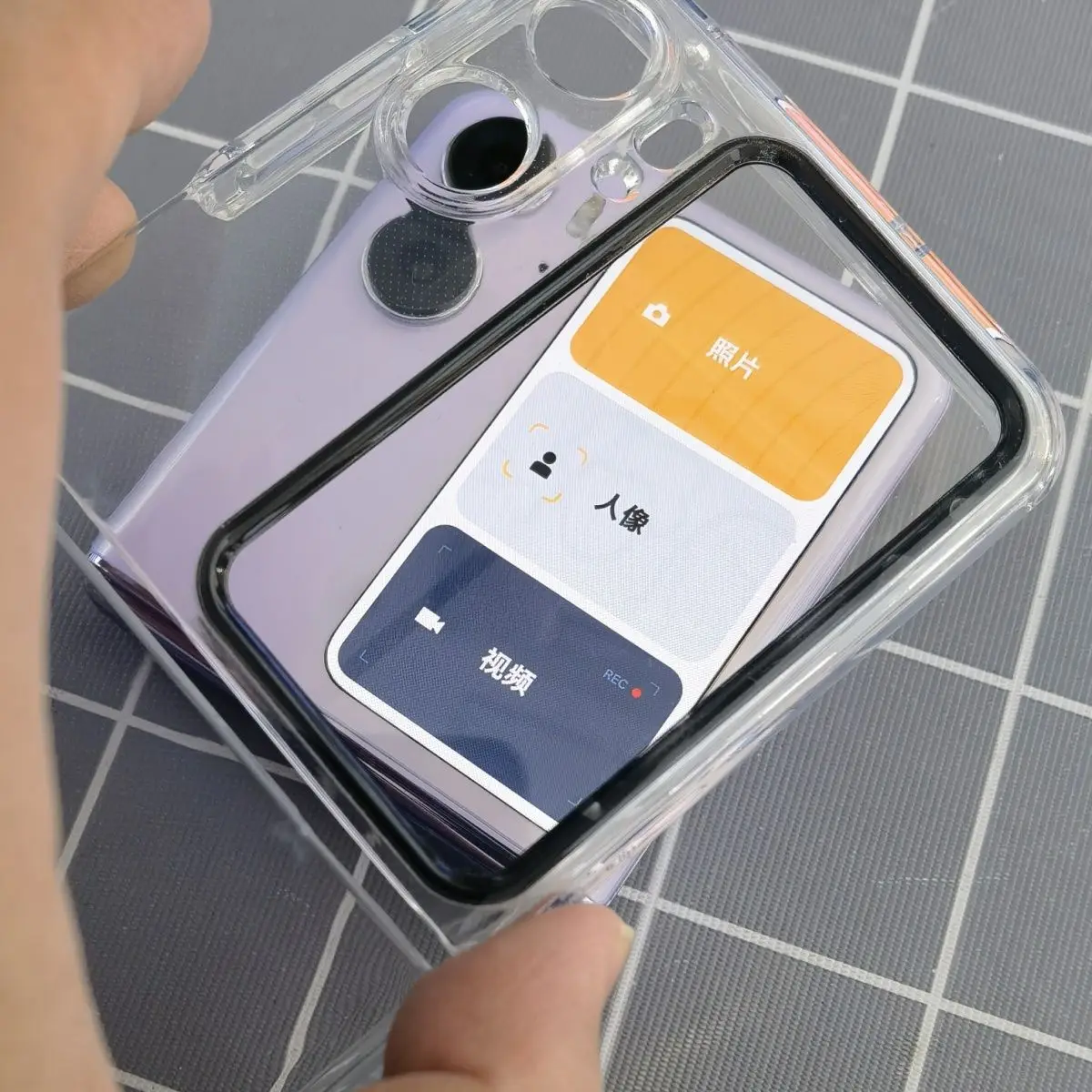 

Защитная пленка для объектива камеры из закаленного стекла для OPPO Find N2 Flip Чехол