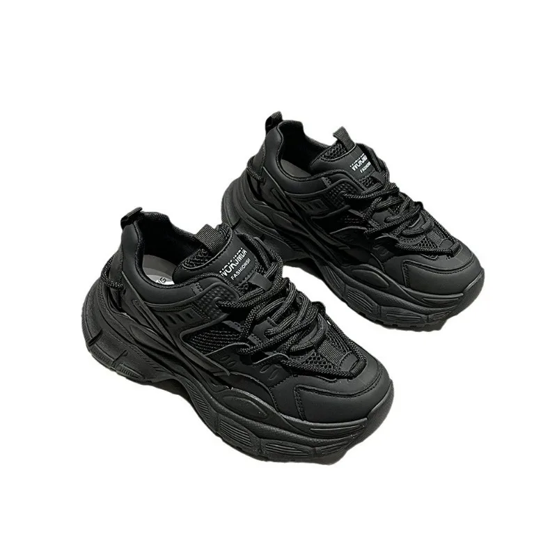 Женские кроссовки 2024 сетчатые на платформе дышащая повседневная спортивная