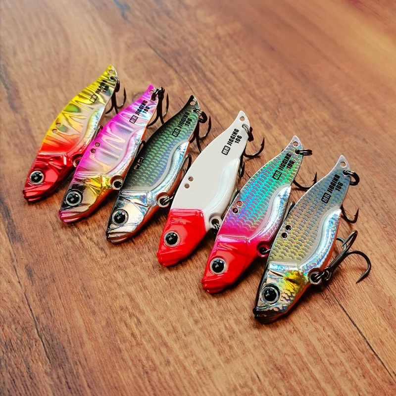 2 шт. 10 г. Металлическая приманка-блесна Spinner Spoon VIB, тонущая, с лепестком, тройным крючком, спиннербейт для ловли щуки, карпа, морской рыбалки (art.: 3920db076c526) - 3920db076c526