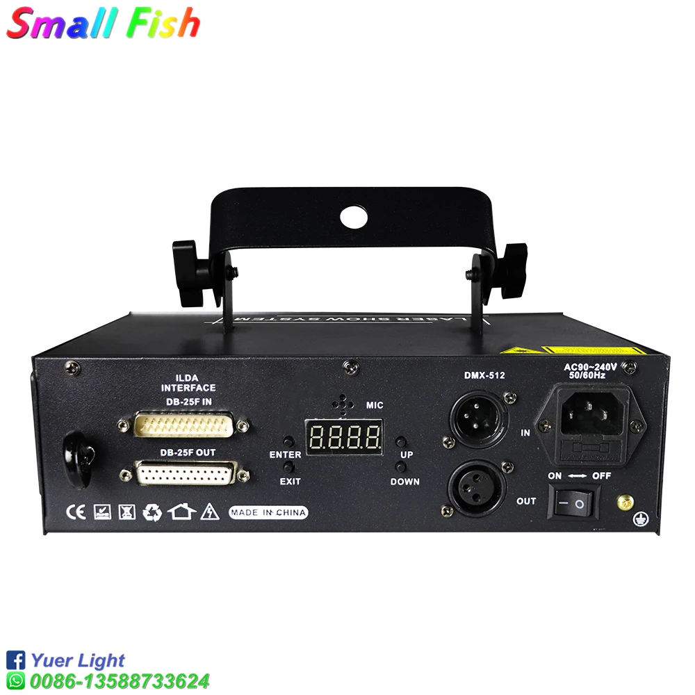 Анимационный лазерный свет DMX512 для сцены 3 Вт