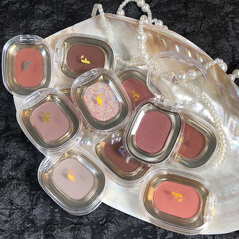 

Rose Brown Monochrome Eyeshadow Palette 9 Colors Matte Grey Glitter Shadow Contouring Powder Pigment Eye Primer Beauty Makeup