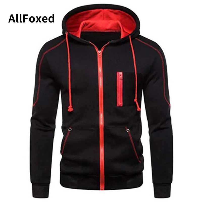 

Мужская куртка на молнии, однотонная Повседневная ветровка с капюшоном, спортивная одежда, весна-осень 2021