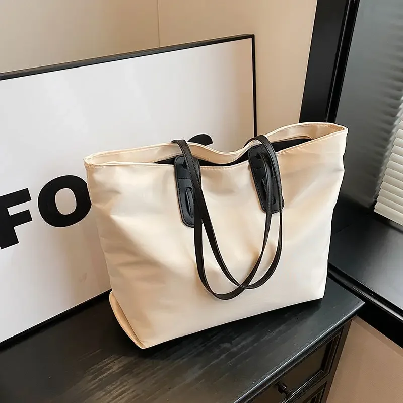 Холщовая Сумка-тоут GAINNY для женщин повседневная вместительная сумочка на плечо