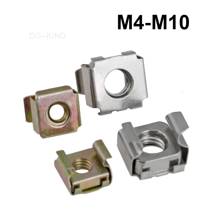 

Floating square cassette nut, cage nuts m4 m5 m6 m8 m10