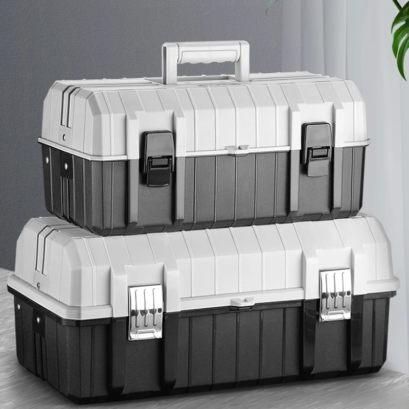 

Plastic Suitcase Free Shipping Hard Case Electrician Large Multifunctional Suitcase Workshop Werkzeugkoffer Boxes Packaging