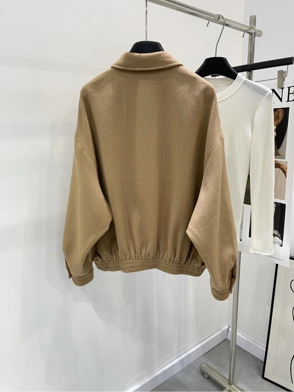 Женское пальто Shenzhen Nanyou 2024 осень и зима новинка цвета хаки для спорта отдыха