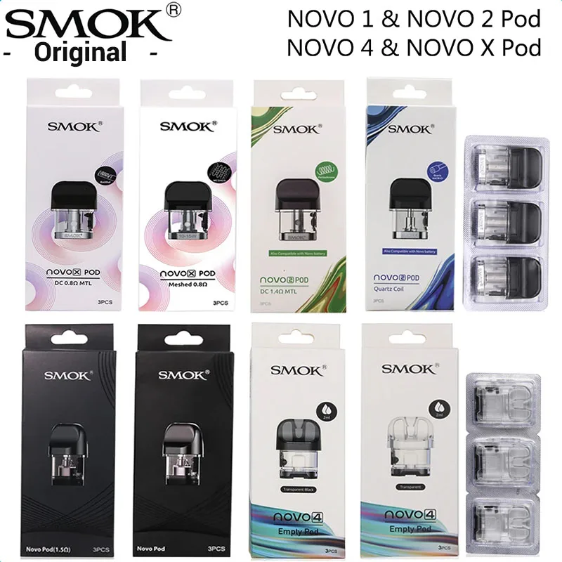 

Original Vape NOVO 2 3 X Pod Electronic Cigarette Cartridge With mesh Coil Vaporizer Atomizer E Cigarette Accessory 2X 2S NOVO4