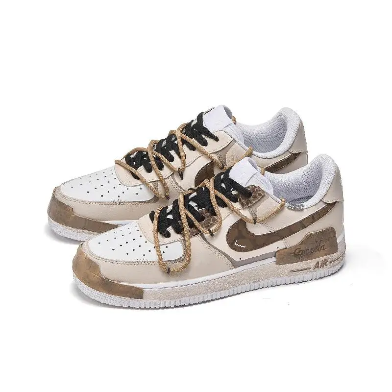 【Настроить】Nike Air Force 1 Обувь для скейтбординга Мужские кроссовки CW2288-111