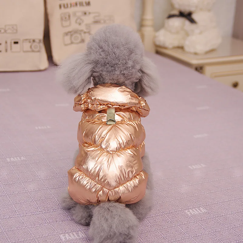 

Autumn and Winter Dog Cotton-Padded Clothes Teddy Bichon Pomeranian VIP Four-Legged Pet Clothing Cat Pet Clothes