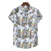 men clothing hawaiian short sleeved shirt new european size short sleeved hawaiian shirt floral shirts camisa masculina