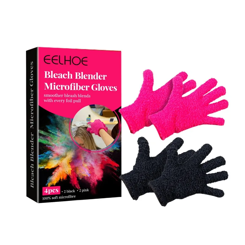 

Hair Coloring Accessories Textured for Better Grip 2 Pairs Reusable Gloves for Hair Salon Hair Dyeing