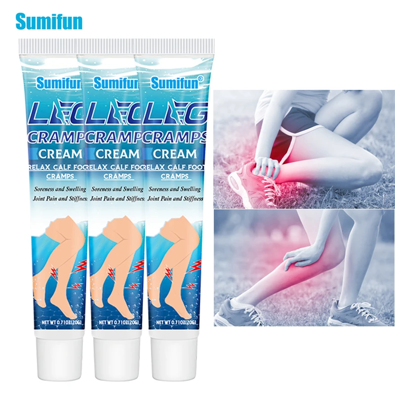 

Sumifun Leg Cramp Numbness Relief Treatment Ointment Muscle Spasms Pain Cream Treat Muscle Sprains Bone Tendon Ache Health Care