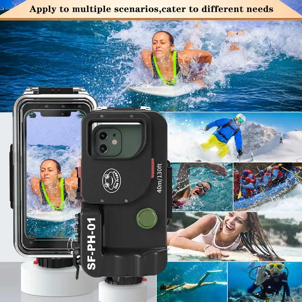 Ceny Seafrogs Wodoodporny Futerał Na Telefon Do Samsung Galaxy S8 S9 S10 Plus Uwaga 8 9 10 20 S20 S21 S22 Ultra 40m Obudowa Do Nurkowania