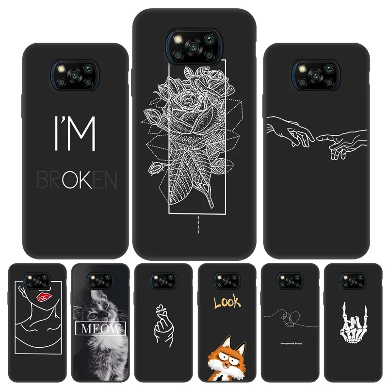 

For Poco X3 Pro Case Xiaomi Poco X 3 Pro Redmi 9 9T 9C NFC Redmi Note 11 Pro 10c 9 10 10S 9A 9s 9T 11t 11s Silicon Soft Covers