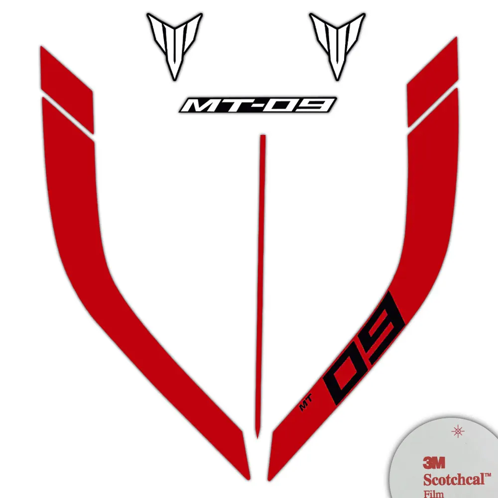Мотоциклетные наклейки 3M аксессуары на топливный бак защита логотипа для Yamaha Mt09