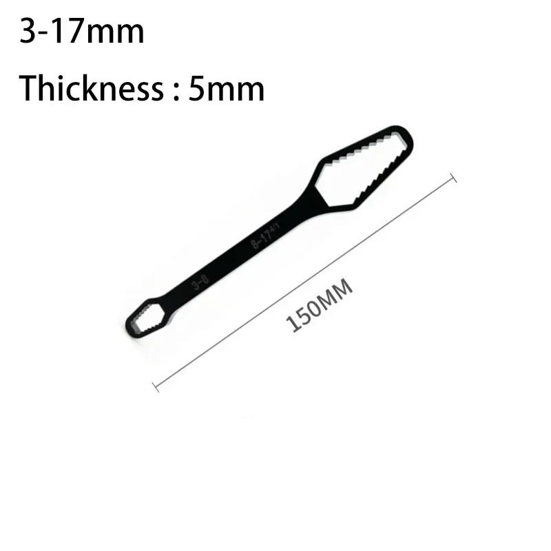 

Универсальный ключ Torx 3-17/ 8-22/ 8-24 мм, самозатягивающийся регулируемый гаечный ключ, двухсторонний ключ Torx, ручные инструменты для завода