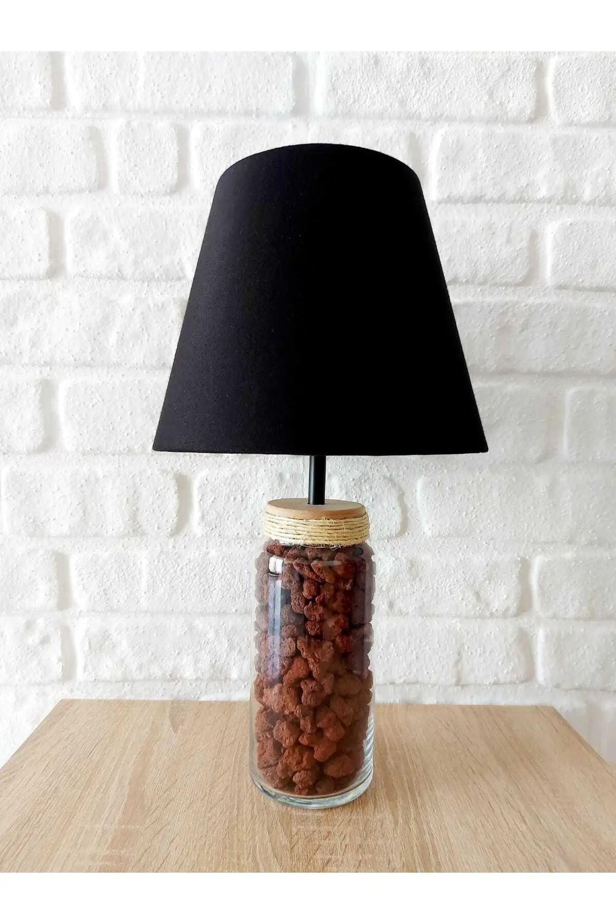 

Volcano Red Glass Leg Lampshade
