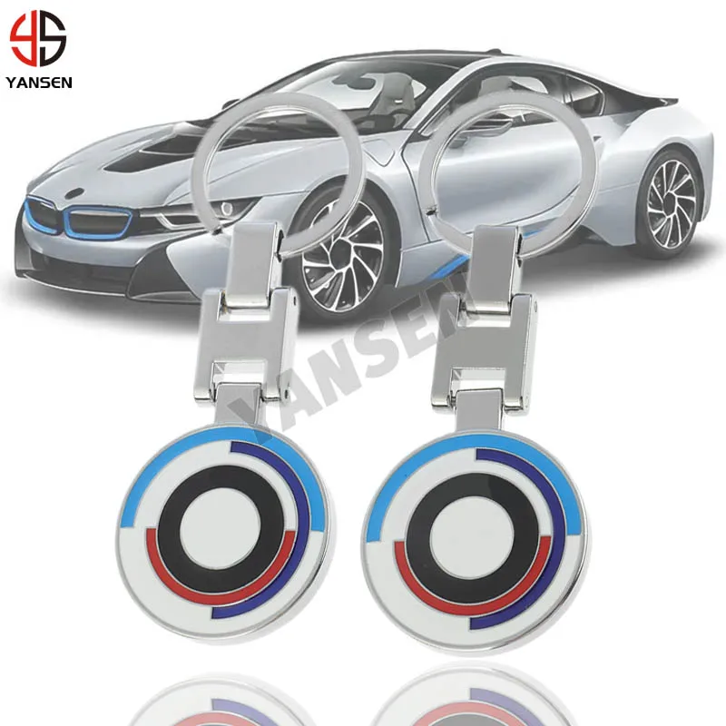 

Брелок для ключей для BMW X1 X2 X3 X4 X5 X6 1 3 5 6 7 Series 50th юбилейный брелок аксессуары брелок для ключей брелок с кольцом цепочка держатель