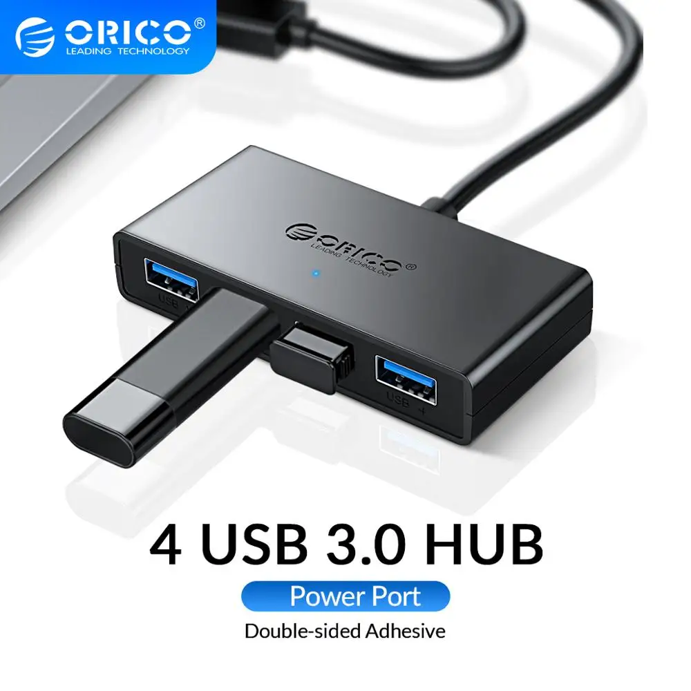 

Разветвитель ORICO на 4 порта USB 3,0 с портом питания Micro USB 5 В, 30/100 см