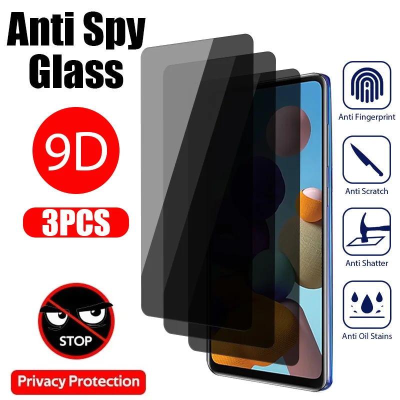 

3 шт., Защитное стекло для Samsung Galaxy A13 A23 A33 A12 A52 A73 S21 S20