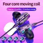 6D стерео наушники-вкладыши с высоким басом, проводные наушники-вкладыши 3,5 мм, металлические Hi-Fi наушники с микрофоном для телефонов Xiaomi, Samsung, Huawei