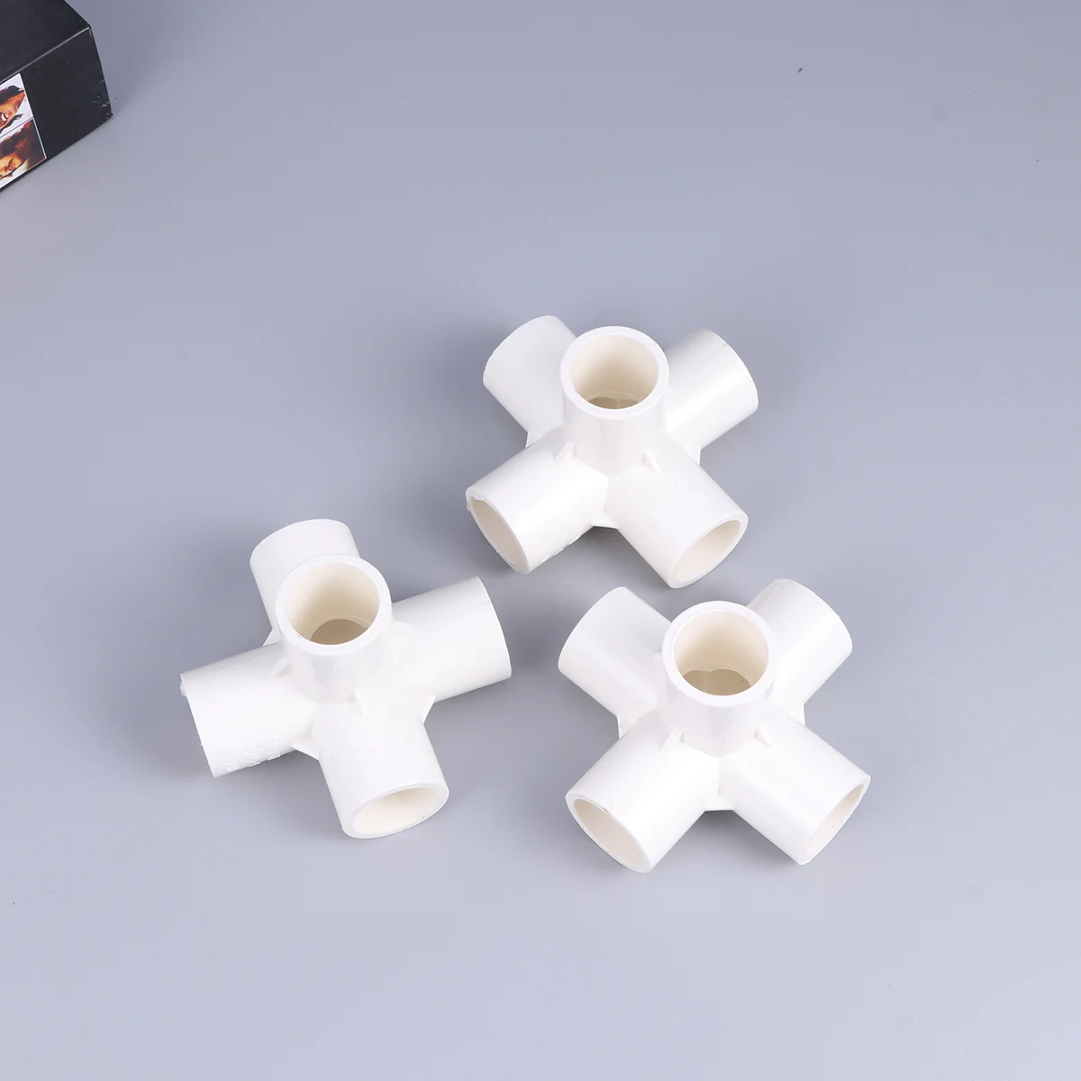 

10PCS 5-way Joint PVC Links Fitting Water Pipe Connector (White)