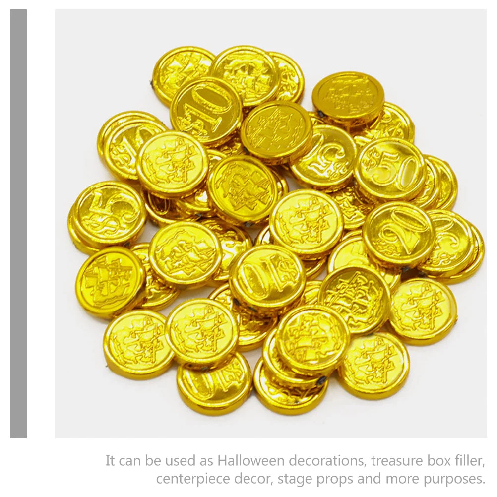 48 шт. пиратская золотая монета игрушка тематический школьный реквизит
