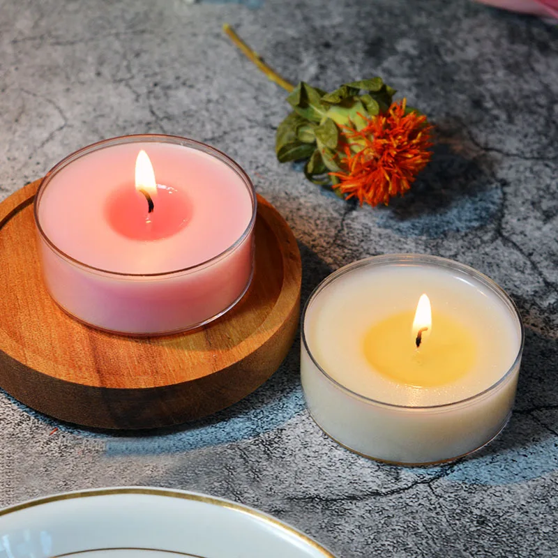 Большой прозрачный акриловый воск для чая 10 часов работы 4 шт.