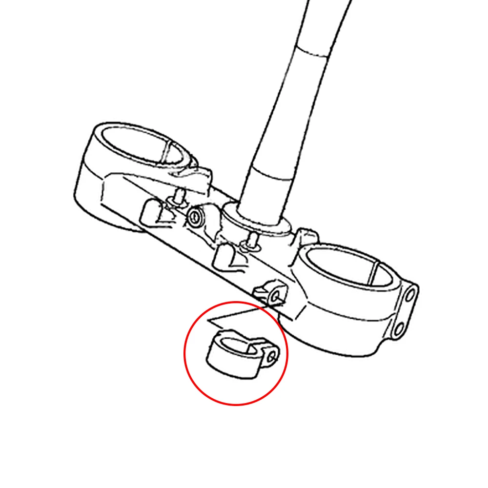 NICECNC для Honda CR125R CR250R 1988-2007, направляющая шланга переднего тормозного троса для Honda CRF250R CRF250X CRF450R CRF450X CR80R XR400R (art.: 3920d10dba192) - 3920d10dba192