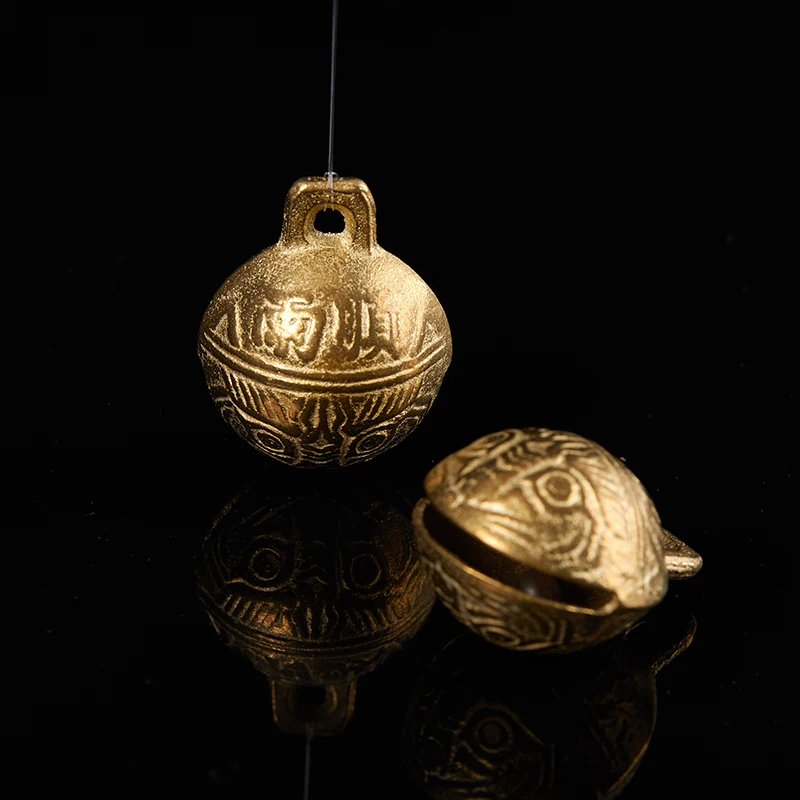 

37mm Hot Varieties Excellent Chinese Tibetan Bells Tiger Gift Great Bell Head Brass Charming