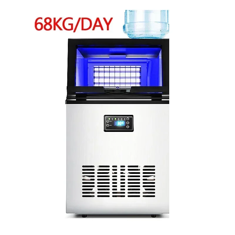 Льдогенератор коммерческий магазин чая с молоком большой 75/100 кг большая емкость