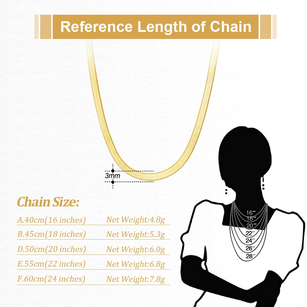 ORSA JEWELS ширина 3 мм 925 Серебряная плоская цепочка под змею ожерелье итальянская