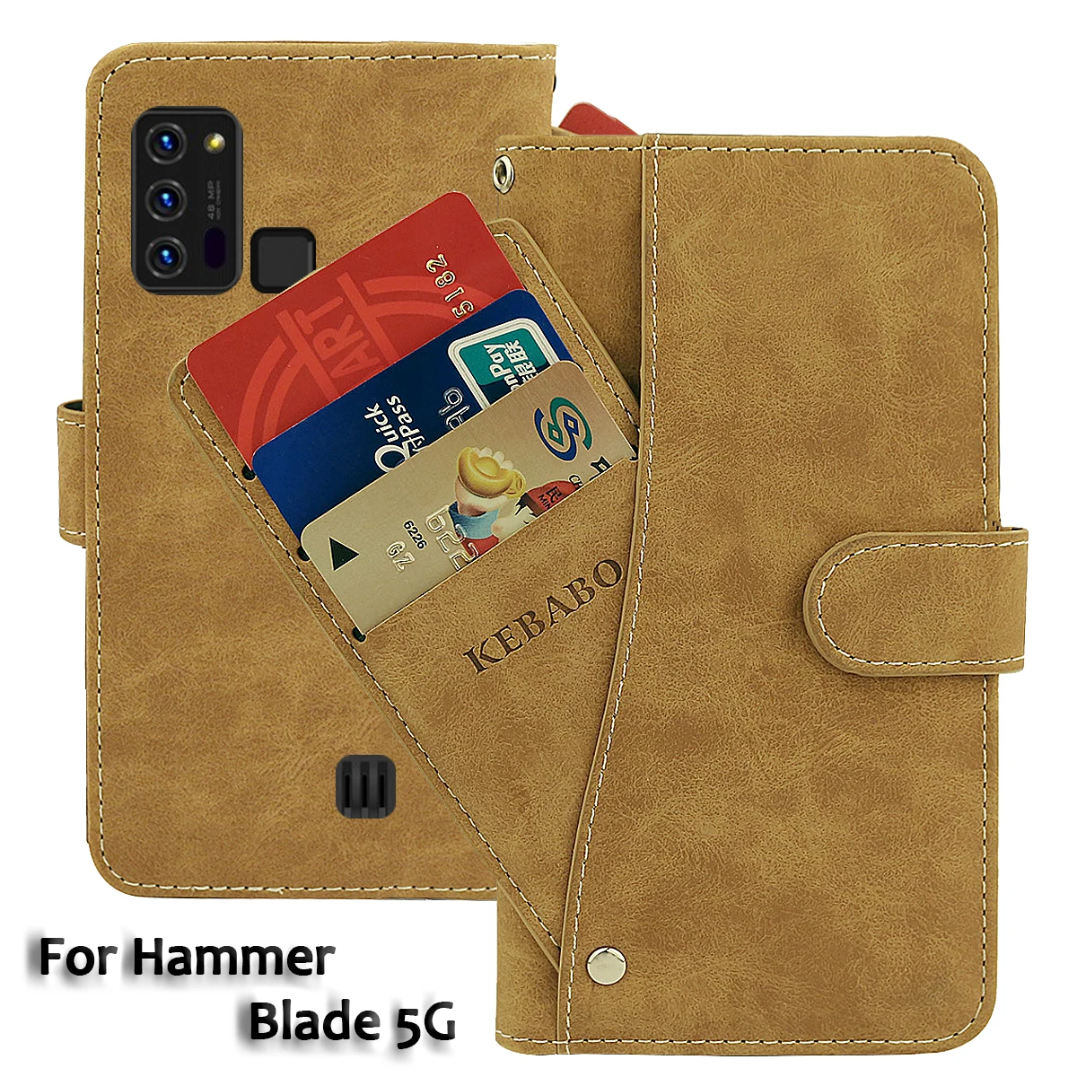 Винтажный кожаный кошелек с молоточковым лезвием 5G чехол 6 3 дюйма роскошные