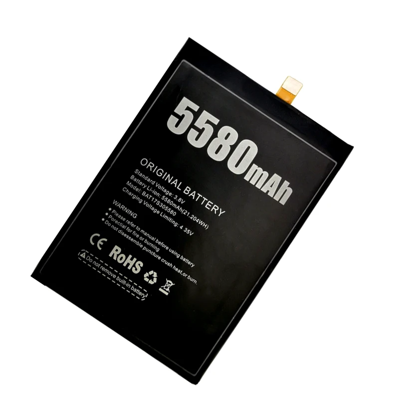 Аккумулятор для телефона S30 S 30 от Doogee BAT17S305580 ёмкостью 5580 мАч, полимерный литий-ионный 3,8 В + инструменты, 100% оригинальный на 2022 год.