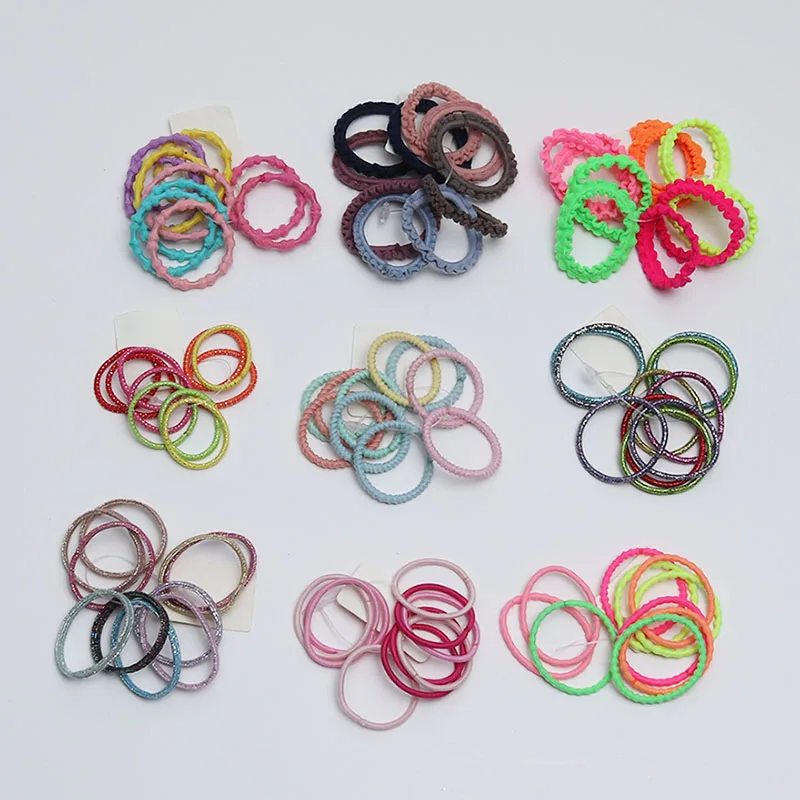 Детские блестящие эластичные резинки для волос мини-размер детский держатель