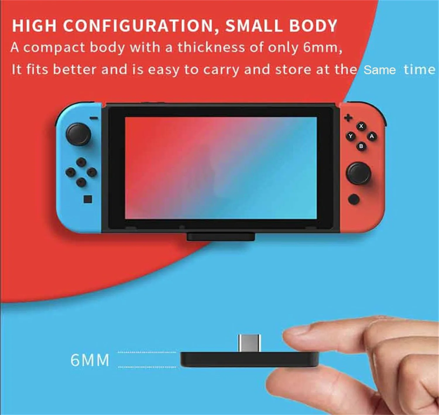 Обновленный Bluetooth-передатчик Type-c V5.0 с низкой задержкой и микрофоном для Nintendo-switch