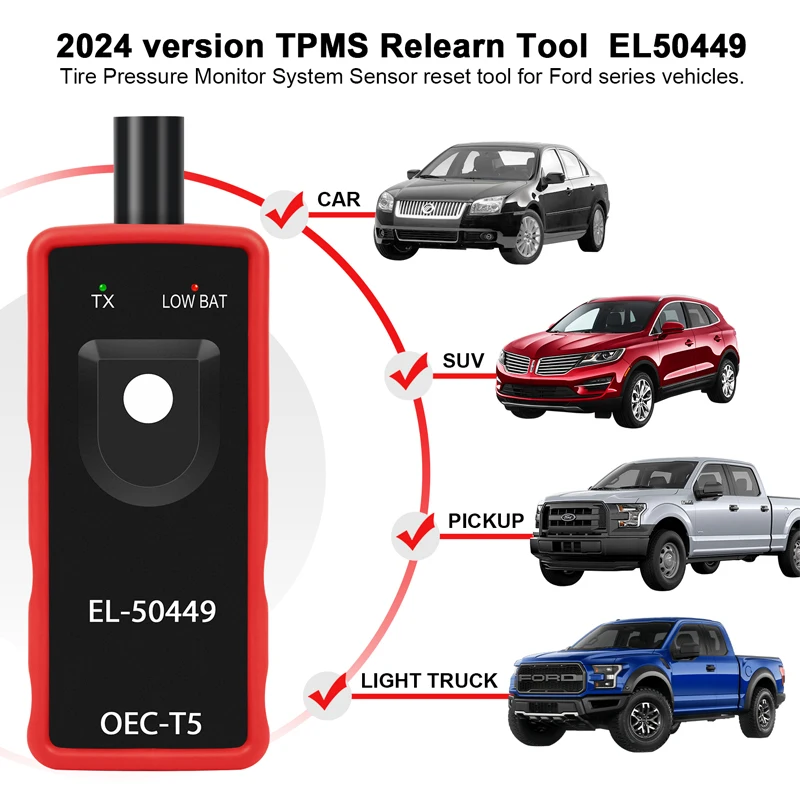 

EL50449 TPMS датчик давления в шинах сканер EL-50449 инструмент активации для Ford Lincoln Mercury диагностические инструменты