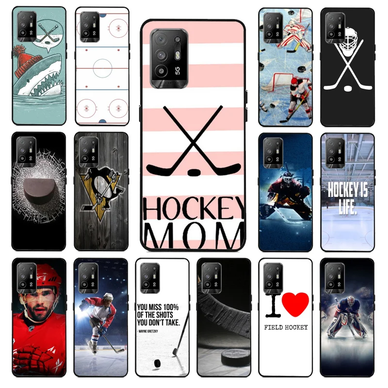 

Ice Hockey sport Mom Phone Case for OPPO A54 A74 A94 A53 A53S A9 A5 A15 A91 A95 A73 A31 A52 A93 A92