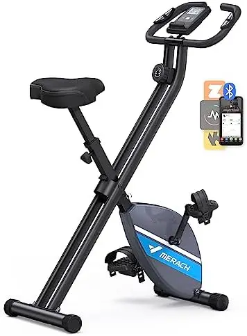 

Bike, Stationary Bike for Home with Exclusive APP, 8-Level Resistance, 270LB Capacity, LCD Monitor and Comfortable Seat Cushi