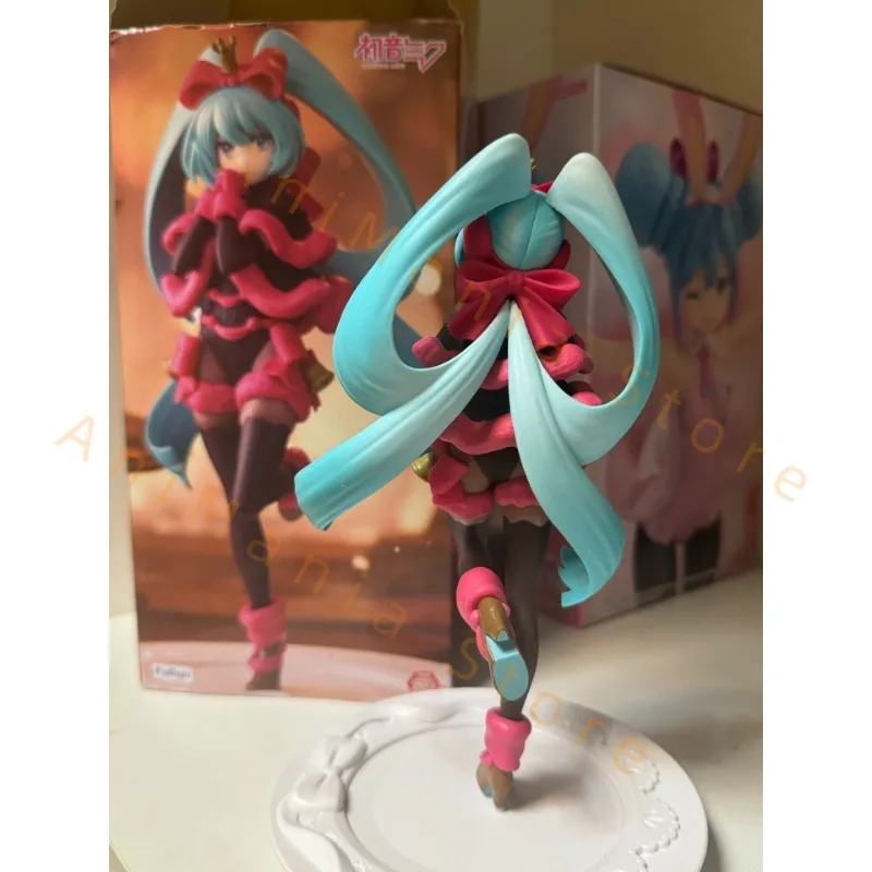 Фото FuRyu оригинальная вокалоидная певица Хацунэ Мику Exc∞d креативная фигурка SweetSweets Noel Raspberry 21 см модель игрушечные фигурки подарок №4