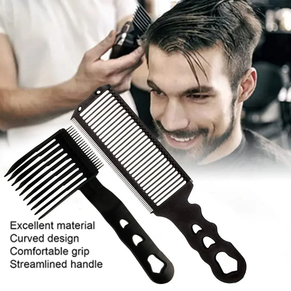 

Professional Barber Fade Combs Men's Blending Flat Top Hair Comb Positioning Hair Clipper Combs Salon Hairdresser Tools