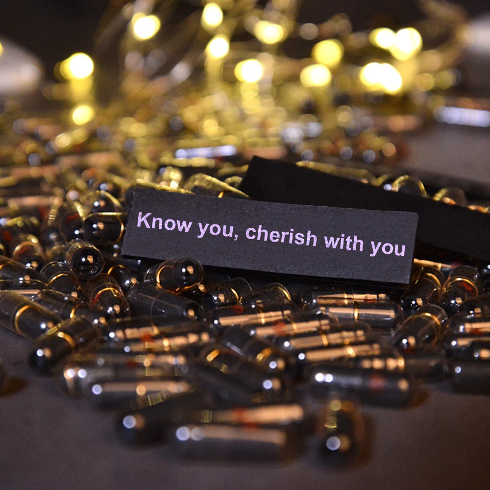 100 шт./компл. капсулы сделай сам с надписью любовь желаемая таблетка Подарок на