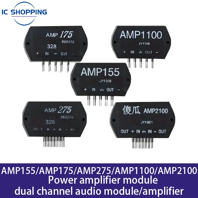 

Original Amp175/1100/275/2100/155 Loudspeaker Module Film Integrated Circuit Amplifier 25-32V Suitable for Audio Amplification