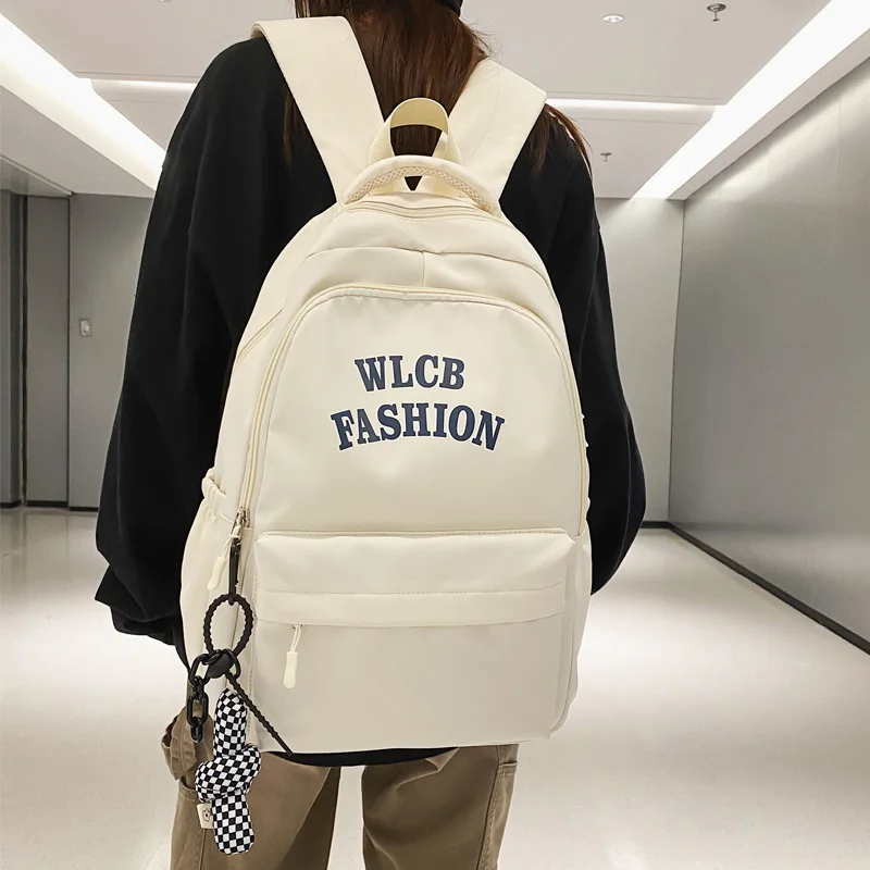 

Водонепроницаемый нейлоновый дорожный рюкзак DIFA для мужчин и женщин, вместительный двухслойный ранец для ноутбука с надписью для влюбленн...