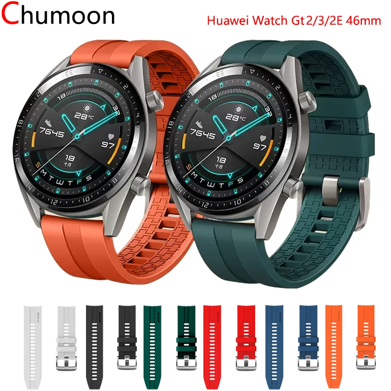 ремешок для часов Huawei watch gt 2 huawei силиконовый браслет 22 мм samsung gear s3 frontier 46 42 - купить